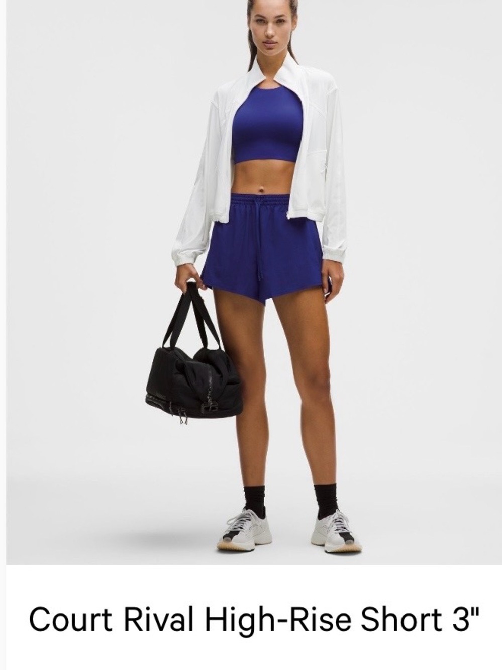 lululemon athletica Women's Court Rival 3” High Rise Shorts - Picture 5 of 5